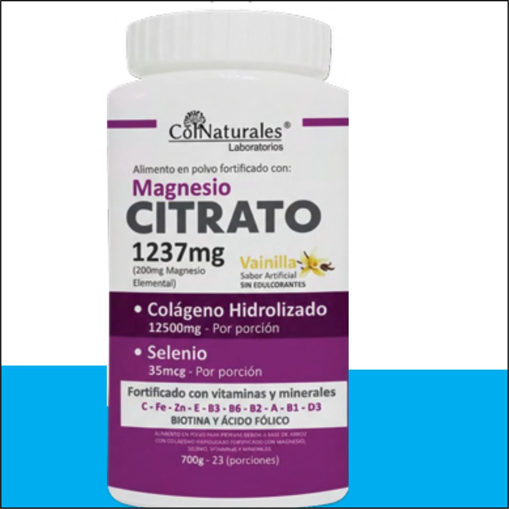 CITRATO DE MAGNESIO ALIMENTOS EN POLVO