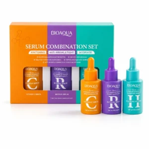 Set Suero Vitamina C+ Retinol + Acido Hialuronico Bioaqua