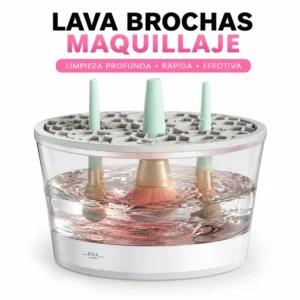 Lavador Brochas Maquillaje Eléctrico