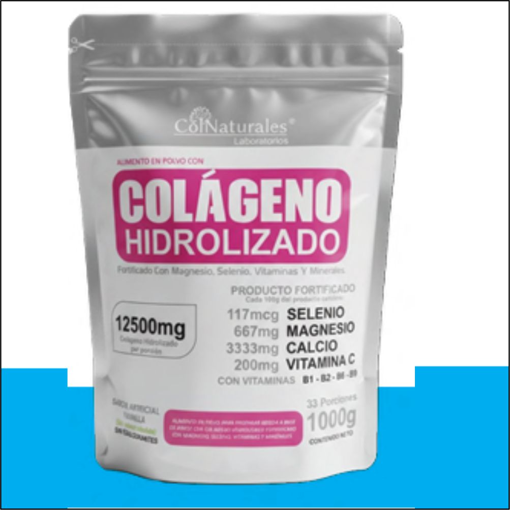 COLÁGENO HIDROLIZADO BOLSA ALIMENTOS EN POLVO