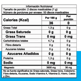 CITRATO DE MAGNESIO DISCOS MASTICABLES - Imagen 2
