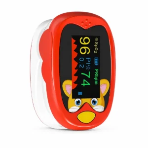 Oxímetro Pediátrico de Dedo 👶 Medición de Oxígeno y Pulso para Niños