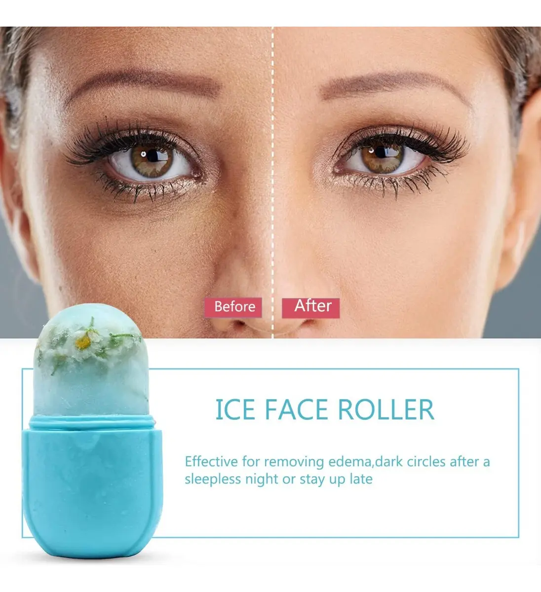 Masajeador Facial Hielo Silicon Tipo De Piel Mixta - Imagen 2