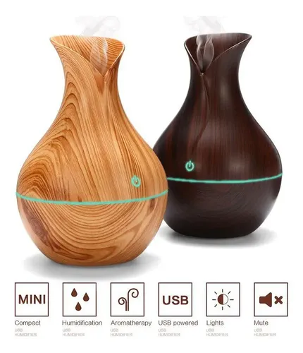 Difusor Aromaterapia Usb 130ml Humidificador Jarra - Imagen 2