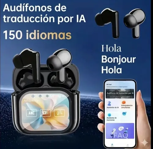 AIRPODS ANC-JM19 TRADUCTORES 150 IDIOMAS