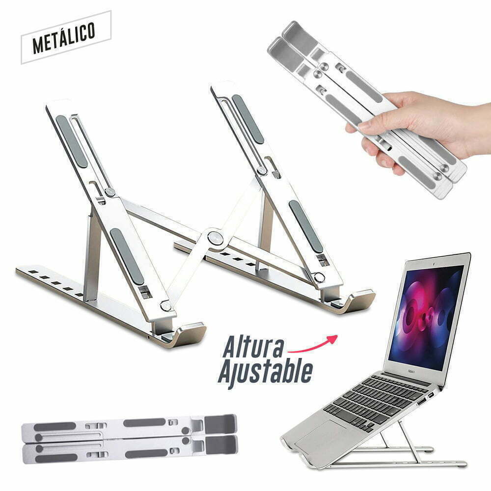BASE PARA PORTATIL EN ALUMINIO HOLD-406