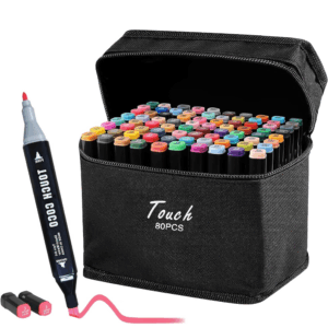 Set Kit Creativo Arte Dibujo Maleta Metálica 145pc Azul/rosa (copia)