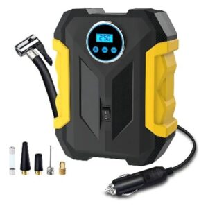 Compresor Portátil Carsun Para Autos 12V 120W 35L Con Manómetro
