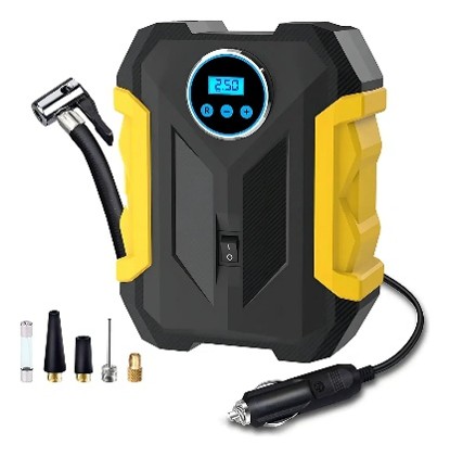 Compresor Portátil Carsun Para Autos 12V 120W 35L Con Manómetro