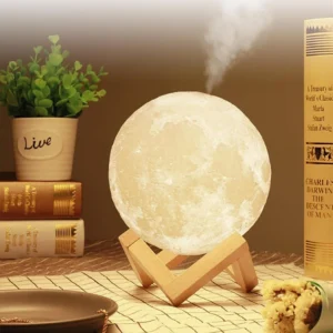 lámpara humidificadora de luna