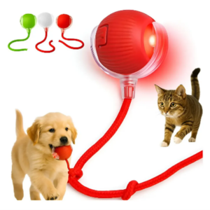 Juguete Interactivo Giratorio Recargable Para Perro Y Gato