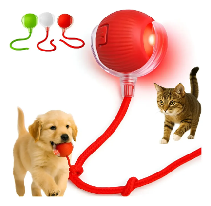 Juguete Interactivo Giratorio Recargable Para Perro Y Gato